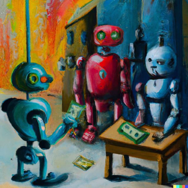 I can help you but not for free!

In our latest <a href="/IRIDIA_ULB/">IRIDIA, ULB</a> study in <a href="/SciReports/">Scientific Reports</a> we show how we can incentivise cooperation in swarms of self-interested robots🤖 through a blockchain-based market where robots buy and sell information💸

Paper: nature.com/articles/s4159…

Thread 🧵👇