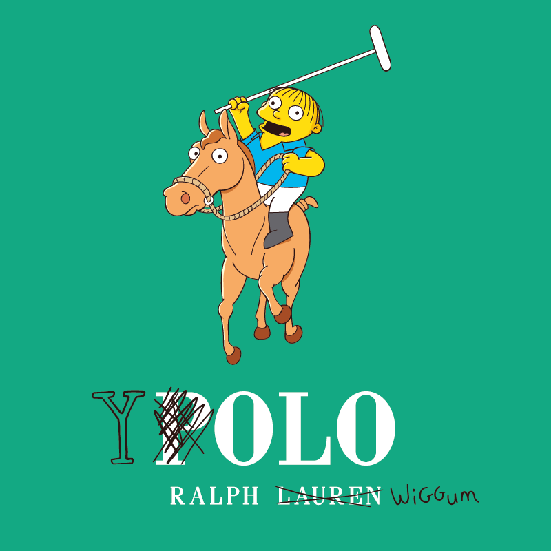 When two Ralph’s collide 🐎👕💛 @RalphLauren 🤝 @TheSimpsons Ralph ̷L̷a̷u̷r̷e̷n̷ ̷ Wiggum instagram.com/p/C0BPRSWIspo/ #illustration