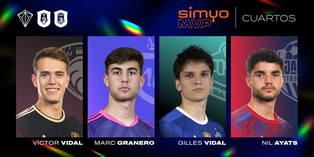 KingsLeague's tweet photo. 👑 Se abren las votaciones para escoger al #simyoMVP de los cuartos.
❤ Votad con vuestro fav hasta las 20h🇪🇸. https://t.co/fjUhkBKBcS