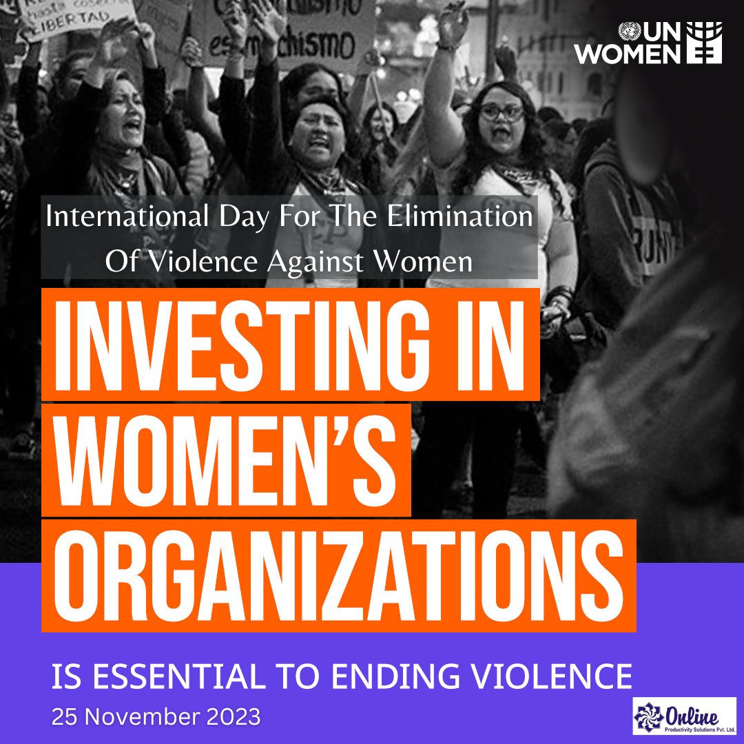 opspl's tweet photo. November 25th marks the #InternationalDayForTheEliminationOfViolenceAgainstWomen. The theme for the day is "UNITE! Invest to prevent violence against women and girls".
Know More: https://t.co/jmlEsPA8ML
#NoExcuse #EndViolenceAgainstWomen #OrangeTheWorld #OPSPLCares #OnlineGoa https://t.co/syTHVdyJYL