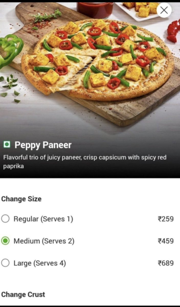 Junglibilli555's tweet photo. @dominos_india PEPPY PANEER

#DominosBlueFriYAY #DominosIndia #blackfriday @dominos_india https://t.co/9OqgBz0KmW