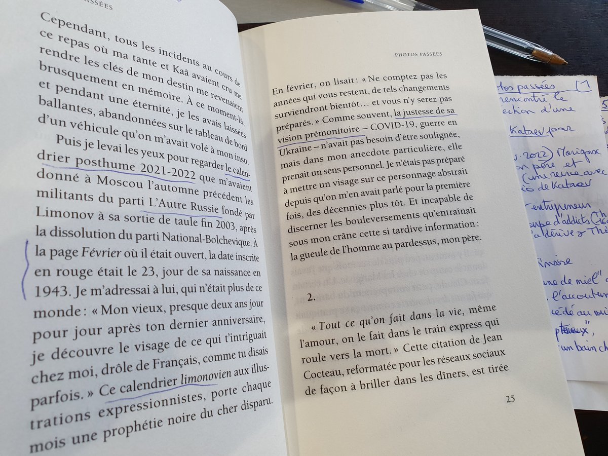 JosDomi77504002's tweet photo. #Marignac #Limonov
Vraiment passionnante l'autobiographie de Thierry Marignac, "Photos passées".
Entre 1000 évènements, il y a notamment les aventures partagées avec Édouard Limonov, du début à la fin de sa vie, et même au-delà !
Au hasard, ces deux pages savoureuses. https://t.co/NZEWKmG25i