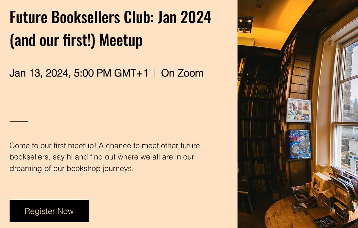 GotBooksPodcast's tweet photo. Calling all Future Booksellers! We're starting a club, to talk about our bookselling dreams, our future bookshops, our hopes, our fears. First meetup Dec 13, come along if you want to one day sell books too. https://t.co/lSN4PBGecY #futurebooksellers #bookselling #bookshops https://t.co/5dNHPm2kVT
