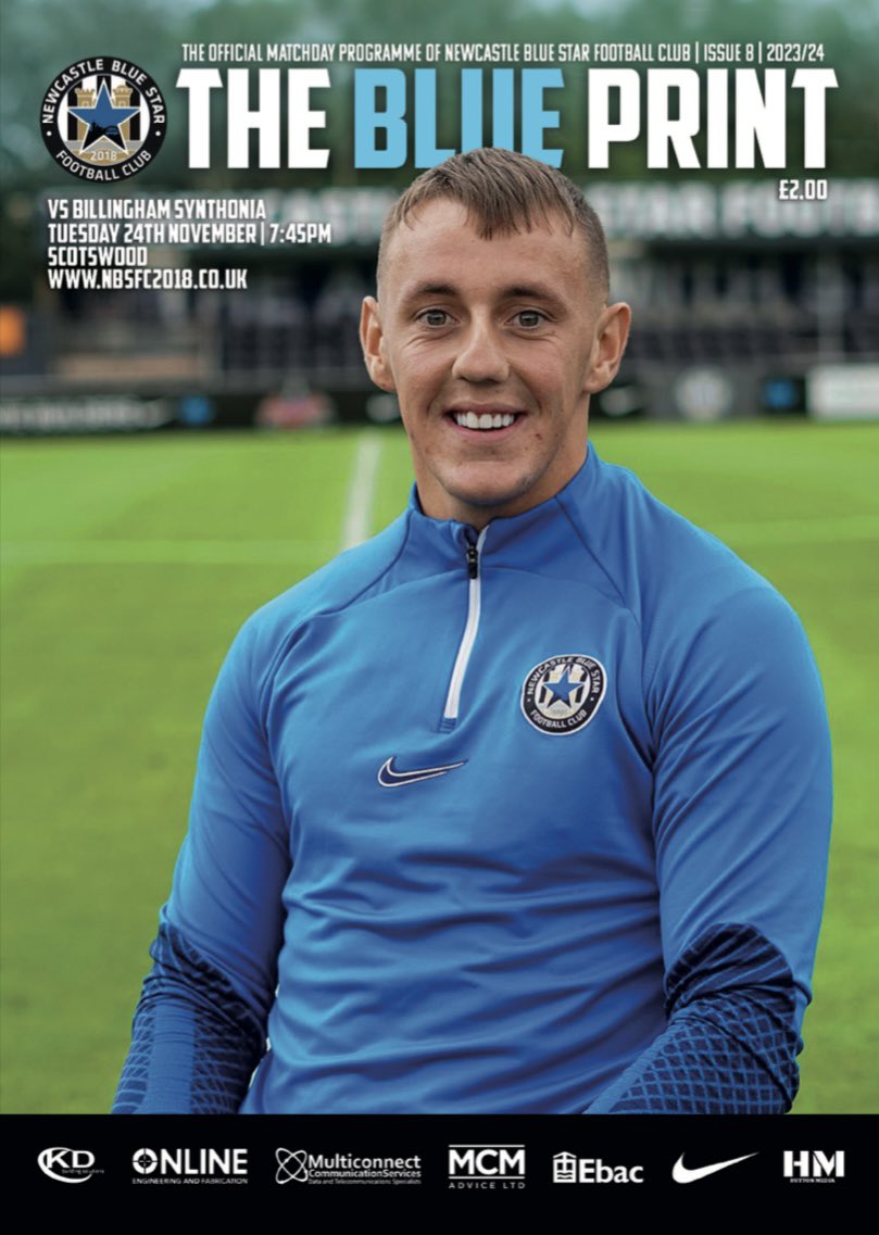 𝙈𝘼𝙏𝘾𝙃𝘿𝘼𝙔 𝙋𝙍𝙊𝙂𝙍𝘼𝙈𝙈𝙀 | 𝘽𝙞𝙡𝙡𝙞𝙣𝙜𝙝𝙖𝙢 𝙎𝙮𝙣𝙩𝙝𝙤𝙣𝙞𝙖

🔵 Q&amp;A with <a href="/harveywalsh09/">Harvey</a> ⚽️
🔵 A closer look at our new first-team &amp; under 23 management teams 🆕
🔵 Opposition focus 👀

Programme sponsors: Mandy Riley (Travel Counsellors) ✅ 

Designed by: