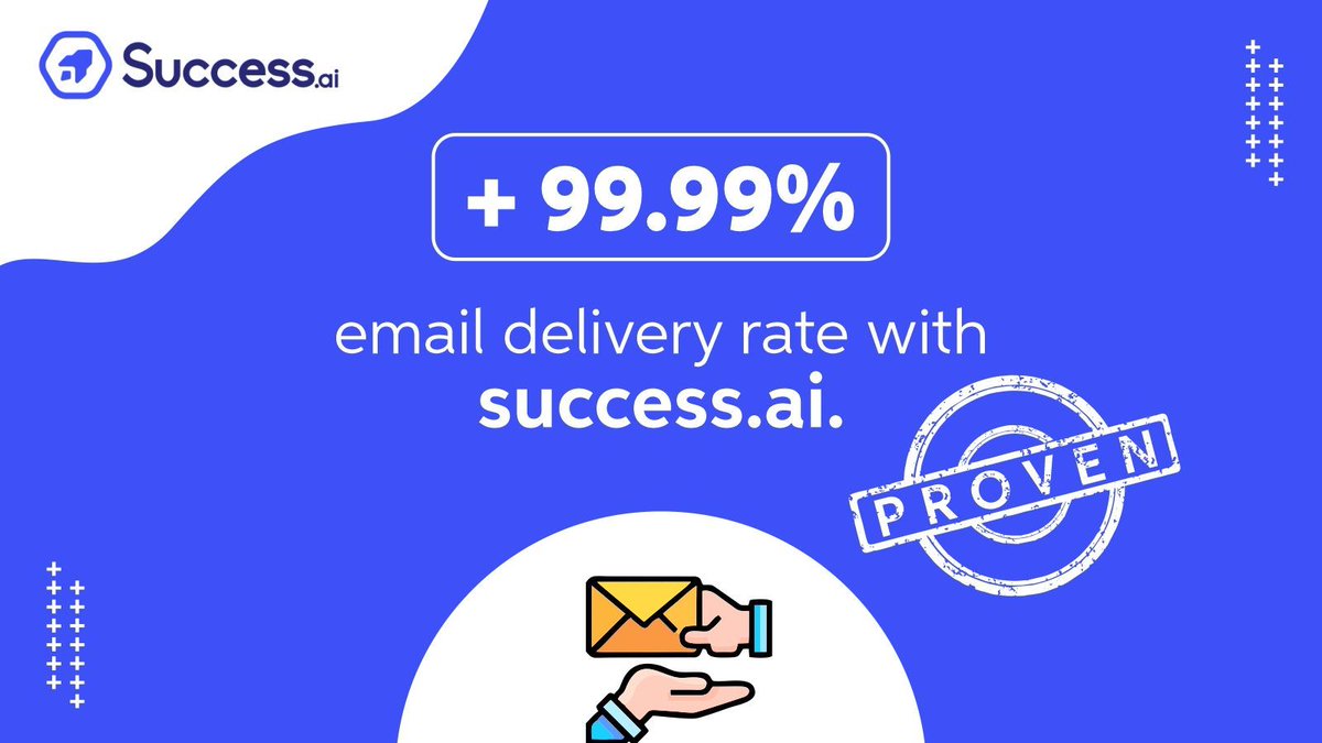 abhaynegi253551's tweet photo. Experience a 99.99% Email Delivery Rate with https://t.co/A7yZUiImAW! 

Your messages, their inboxes. Unmatched deliverability. Reach your audience with unparalleled reliability. 

Log in to https://t.co/A7yZUiImAW for more info.

#InboxSuccess #EmailReliability #SuccessAi https://t.co/wBzAp01Itw