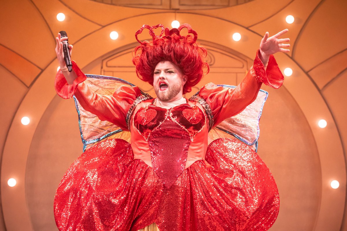 Having a ball Dame-ing again in Cinderella @LivEveryPlay as Fairy Godmother until 20th Jan! And I get to sing @Beyonce with light up boobs this year… Congrats @Mr_James_Baker + the whole gang. 📸 from the fabulous @brennerphotos