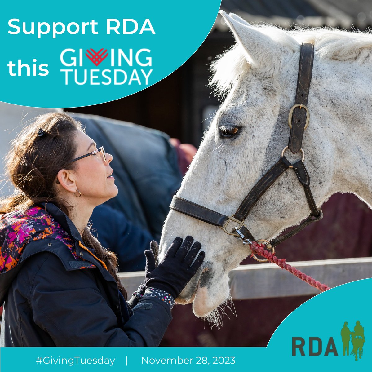 Forget Black Friday and Cyber Monday – we’re getting ready for #GivingTuesday, a day to celebrate our amazing 13,000 volunteers who give their time and passion to make the RDA magic happen. And of course our equine heroes!

Thank you, each and every one of you is incredible!