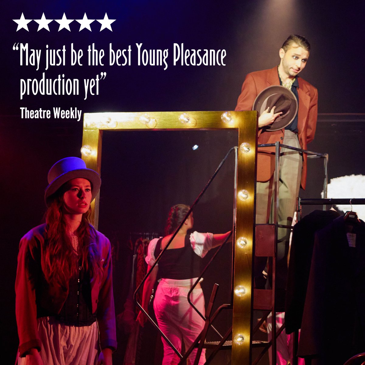 We are dedicated to offering dynamic, excellent and professional theatre opportunities for young people.

On and off stage roles available.   

All applicants invited to a fun workshop audition in January.  

Apply to be part of the ⭐️⭐️⭐️⭐️⭐️ experience!

trust.pleasance.co.uk/yp