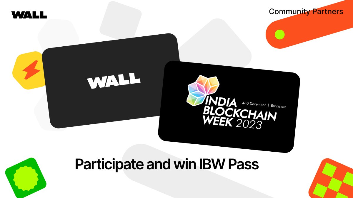 🚨 GM Questers! Joining @IBWofficial as community partners IBW Conference is the two-day headline conference anchoring an action-packed week of web3 events from 4-10 Dec 2023. 🎉 Giving away passes to #IBW23 Complete the task and drop SS 👇 quest.wall.app/quest/281db98d…