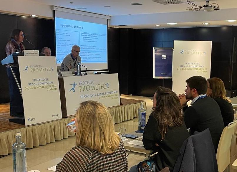 SETrasplante's tweet photo. Hoy en #ProyectoPrometeo 2023 | Trasplante Renal Combinado:
@PVentura_Aguiar #Trasplante páncreas-riñón @hospitalclinic 
Marina Berenguer, #Trasplante hepatorrenal. Visión del hepatólogo @HospitalLaFe 
Sofía Zárraga, #Trasplante hepatorrenal. Visión del nefrólogo @OSIEECruces https://t.co/il8wmE1R0S
