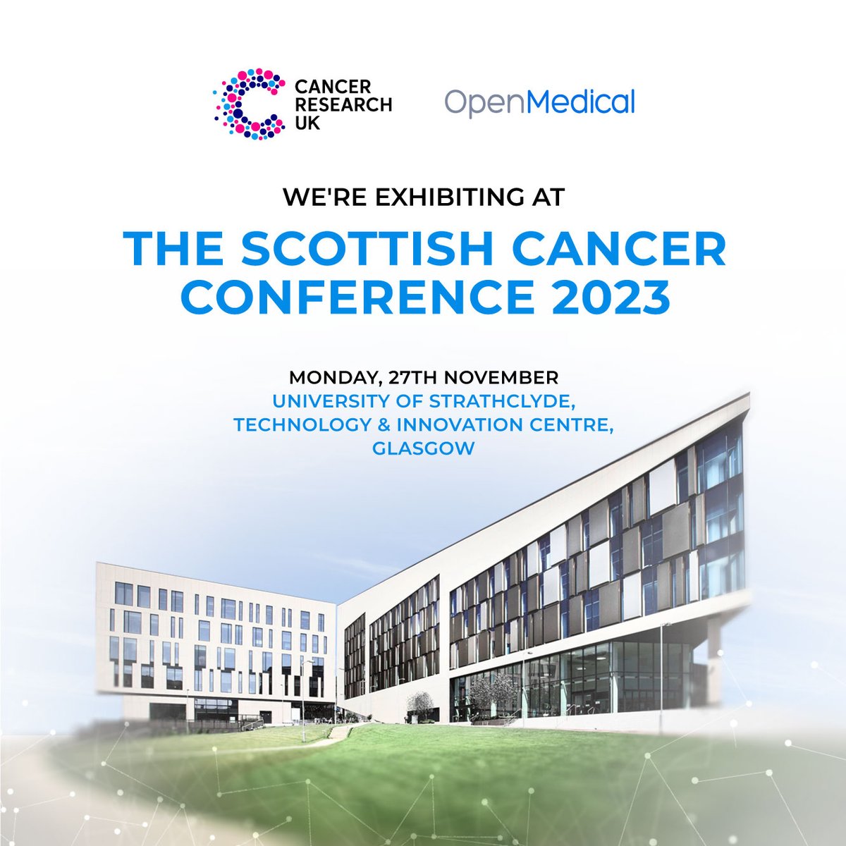 Looking forward to Monday where we will be exhibiting at the @ScotCancerConf at @UniStrathclyde.🏴󠁧󠁢󠁳󠁣󠁴󠁿 Our team will be showcasing our Pathpoint Oncology and eDerma platforms, designed to support end-to-end clinical workflows for any cancer pathway.💫 @CRUKScotland #ScotCanConf