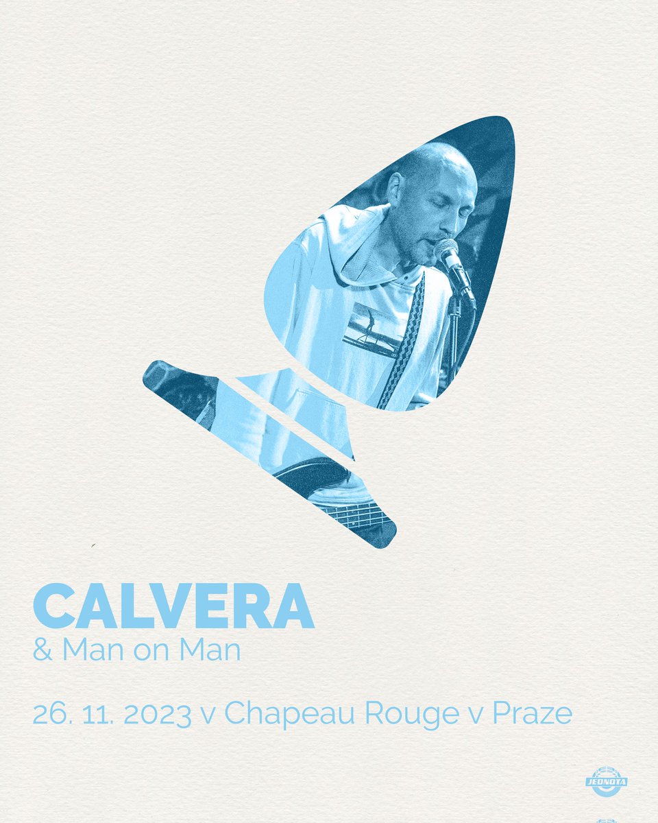 K Man on Man na neděli přibyl Calvera. Čtyři basové struny, hodně muziky. Zajděte! ⚘️  (Chapeau Rouge, 19:30, za 200 jen na místě)