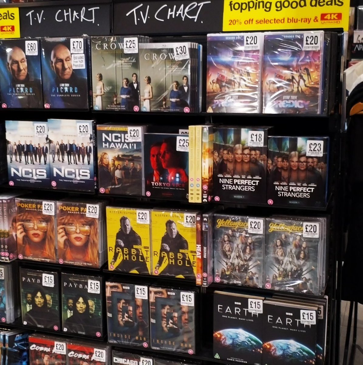 FoppGlasgowU's tweet photo. Black Friday Sale 😍
20% off selected Blu-ray and 4k Ultra HD 🙌
Come in and take your fill 🙌
#FoppingGoodDeals @FOPPofficial @WhatsOnGlasgow #gettofopp #BlackFriday #bluray #bluraycollection #4k #movies #blurayaddict https://t.co/PDtB74OmvP
