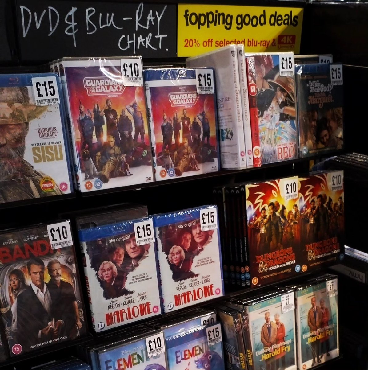 FoppGlasgowU's tweet photo. Black Friday Sale 😍
20% off selected Blu-ray and 4k Ultra HD 🙌
Come in and take your fill 🙌
#FoppingGoodDeals @FOPPofficial @WhatsOnGlasgow #gettofopp #BlackFriday #bluray #bluraycollection #4k #movies #blurayaddict https://t.co/PDtB74OmvP
