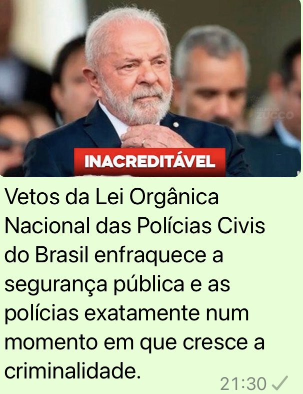 delfernandoRS's tweet photo. Prejuízo para segurança é provável crescimento do crime organizado https://t.co/pyZ8LBd9OC