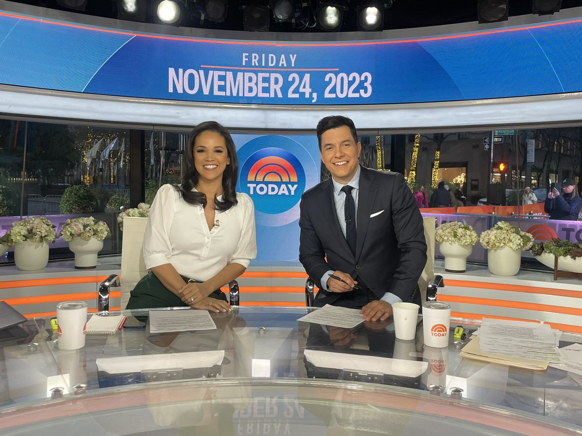 Filling in on @TODAYshow this Black Friday with @LlamasNBC - join us!