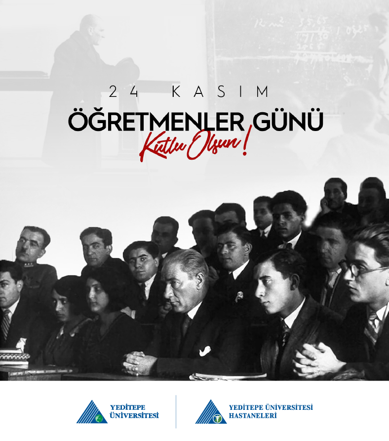 YeditepeUni's tweet photo. 💐Öğrencilerine ilham kaynağı olan, onların bilgiyle aydınlanmasına rehberlik eden değerli öğretmenlerimiz, Başöğretmen Atatürk��ün mirasına olan minnetimizle, Öğretmenler Gününüz kutlu olsun! ✨

#YeditepeÜniversitesi #ÖğretmenlerGünü #24Kasım https://t.co/8eNIN2sxc3