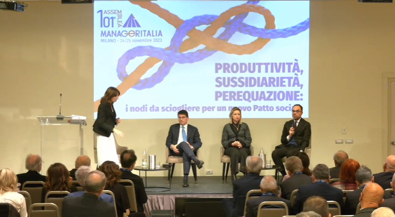 manageritalia's tweet photo. #AssembleaManager @Mario_Mantovani Crescita costo del lavoro: tabù che va sfatato. Non è un male. Nel nostro paese le retribuzioni lorde e nette sono troppo basse. Questo blocca la crescita. https://t.co/u04JgBa89T