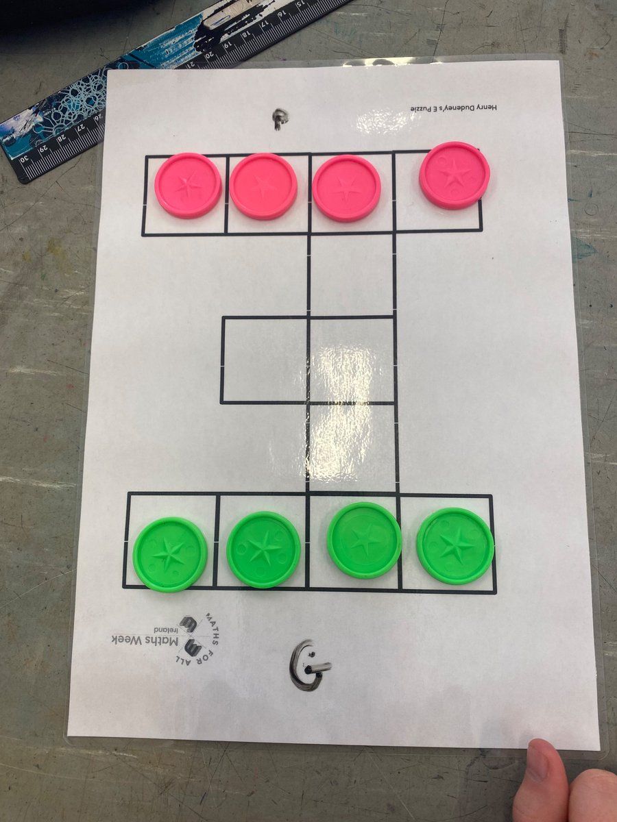 edward_fitz1's tweet photo. Great lesson today trying to solve the E Puzzle from @mathsweek website. Children tried to solve the puzzle in the least amount of goes possible!! https://t.co/5lLOezONcq