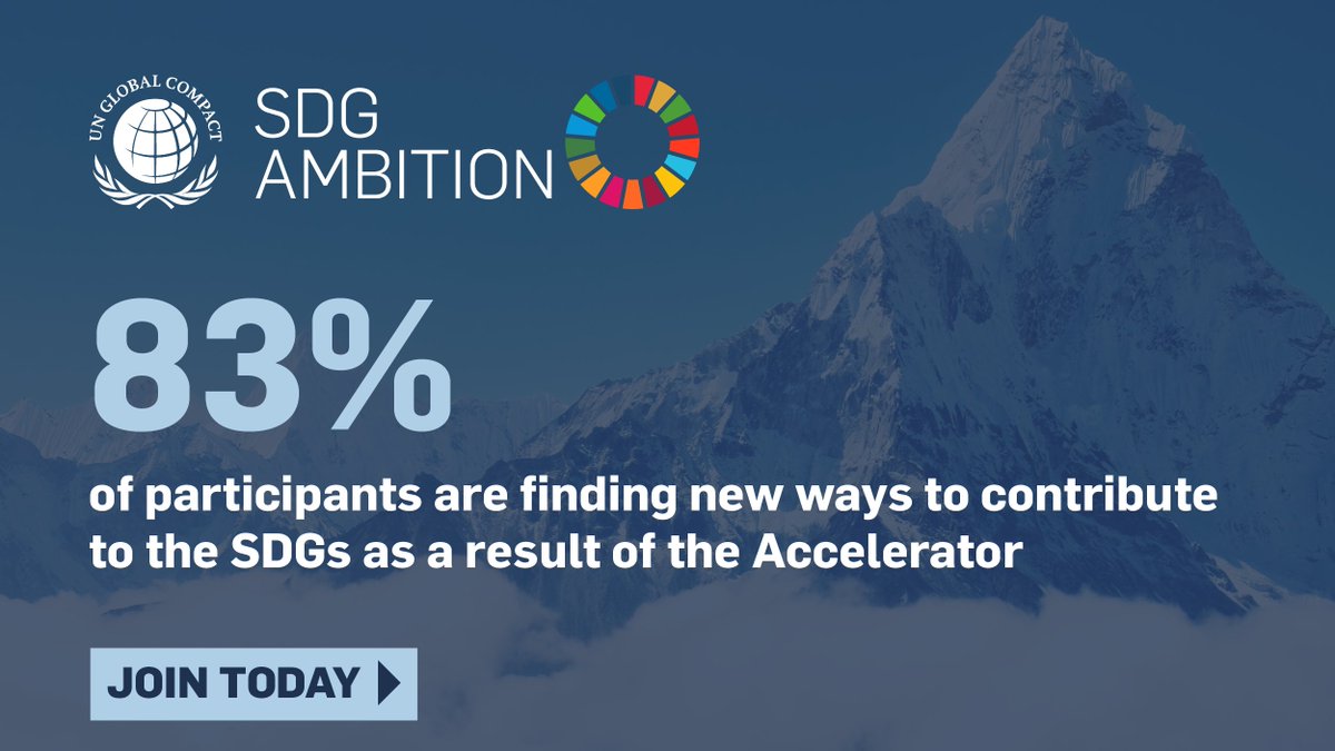 🔔 Registration for our SDG Ambition accelerator closes today. Sign up now to learn how companies can increase positive impact on the #GlobalGoals ➡️ bit.ly/46G4EK4