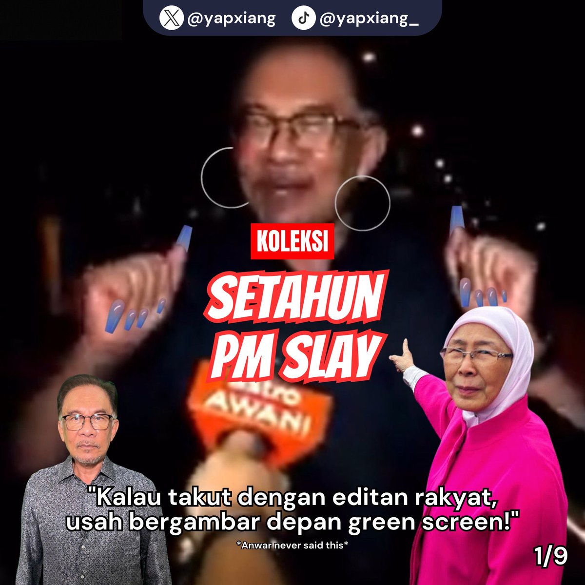 whereisxianggg's tweet photo. Setahun PM SLAYYY 💅💅💅

Koleksi pencapaian @anwaribrahim sebagai PMX 🥰

🧵1/3 https://t.co/QEcCKBwiio