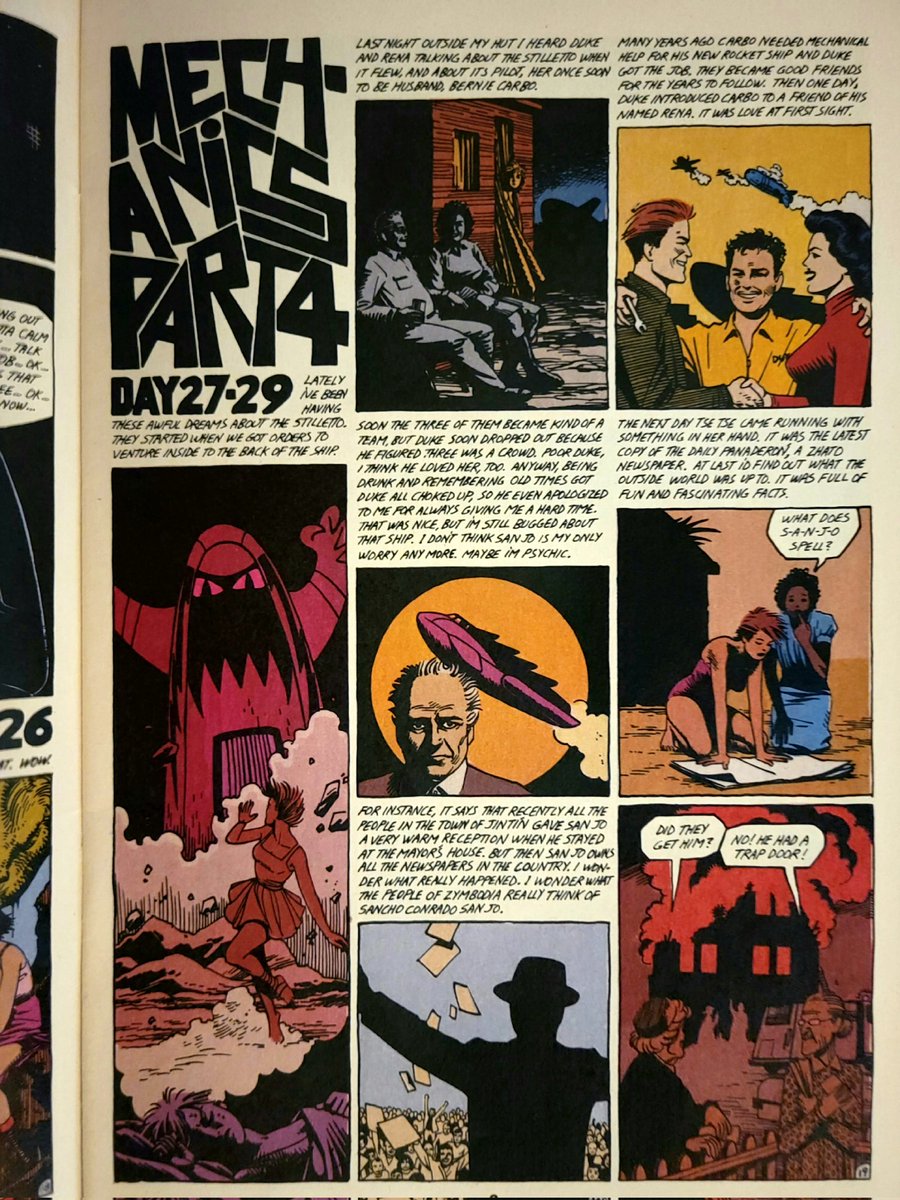 Kristo_Kai's tweet image. 'Mechanics' #2/3 (1985). Reprinted from 'Love &amp;amp; Rockets' (1982). Jaime Hernández (writer/artist). Paul Rivoche (colors). Kevin Nowlan (logo). Maggie &amp;amp; Hopey were my favorite #comics characters during the awesome '80s Indie Boom during the Bronze Age. #Locas
#mycomiccollection