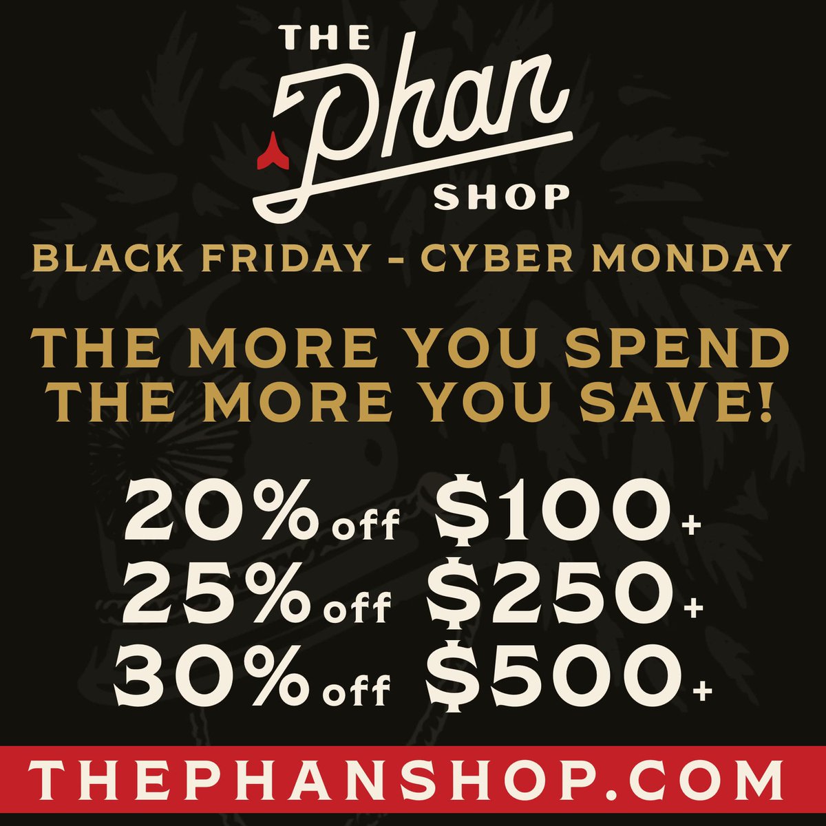 Our Black Friday-Cyber Monday sale is on at thephanshop.com! From the Basics Black Collection to our fresh roasted coffees, the more you spend, the more you save. AND you will be supporting Phantom Regiment's mission with every purchase!