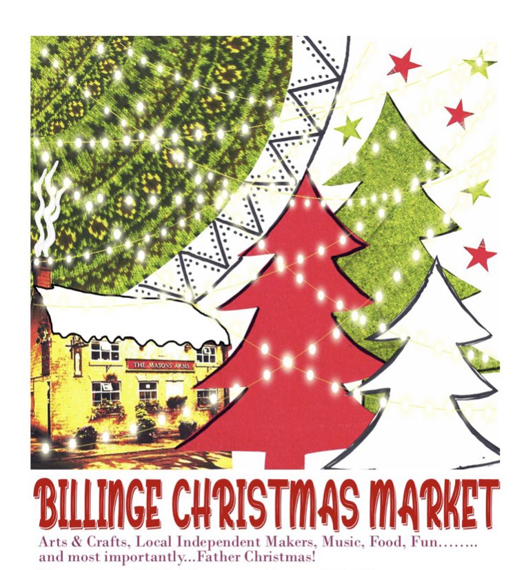 3rd Billinge Christmas Market takes place Sat.Dec.9th 12-4+live bands until 6.30pm The Masons Arms. Free event run by the community for the community raising money for @TeardropsOrgUK & Billinge Residents Association.Please support us! Follow Billinge Community Market on Facebook