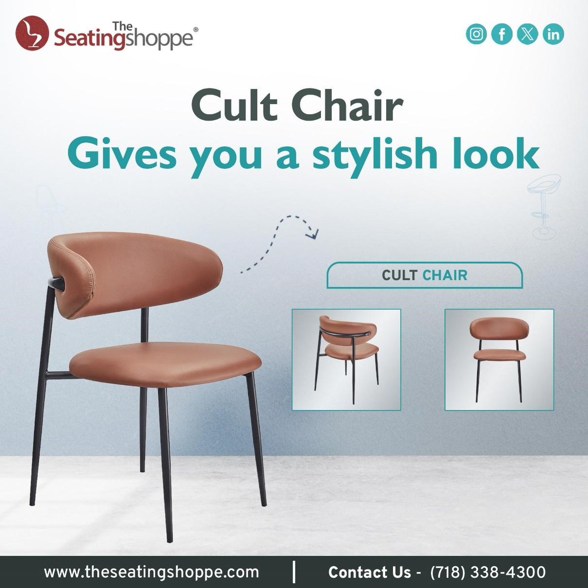 Unveil the Cult Chair: Blending Style with Comfort! 🪑

Order here: bitly.ws/32zy4

#TheSeatingShoppe #CultChair #ChicDesign #PlushComfort #InteriorStyling #FurnitureInspiration #DesignPossibilities #ElevateYourSpace #HomeDecor