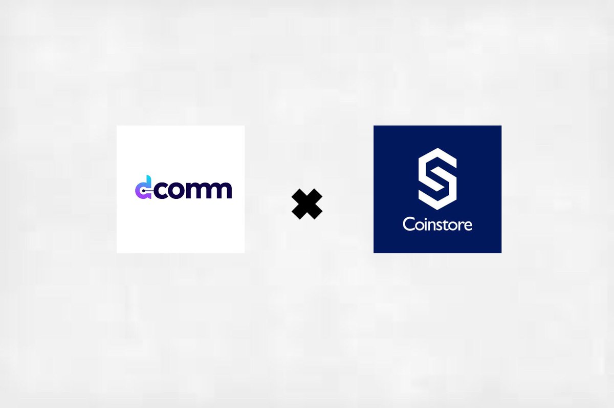 don_codes_icp's tweet image. 🚀⚡️We are thrilled 💃to announce to you that @DComm_Official has formed a strategic partnership🤝 with @CoinstoreExc. This collaboration🤝 marks a significant milestone in our journey, as #DComm will soon be listed on Coinstore. #IamDCOMM #DComm
