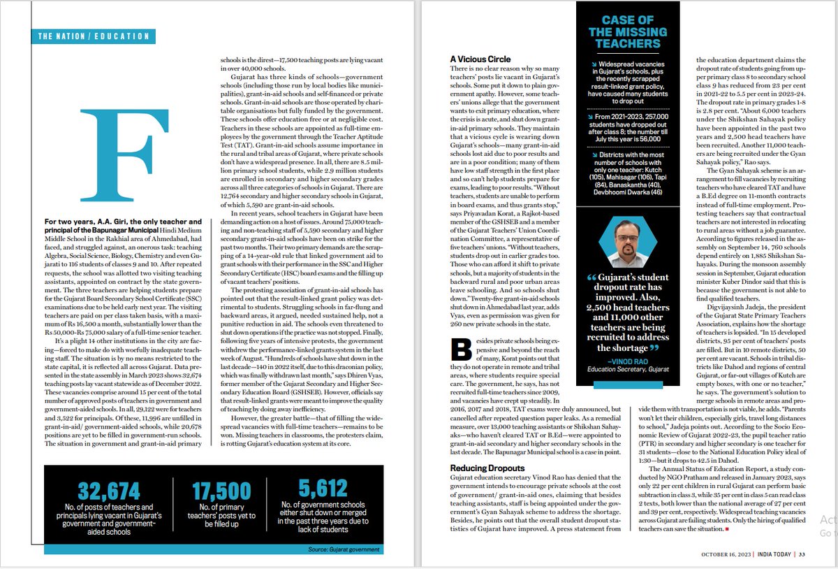 jumanasamkit's tweet image. Grant-in-aid schools are  requesting increase in grants from state govt, citing inflation. Last increase was 2017. #TeacherVacancies, #feeRegulation &amp;amp; insufficient govt grants makes survival tough for GIA #schools. An earlier story I wrote @IndiaToday