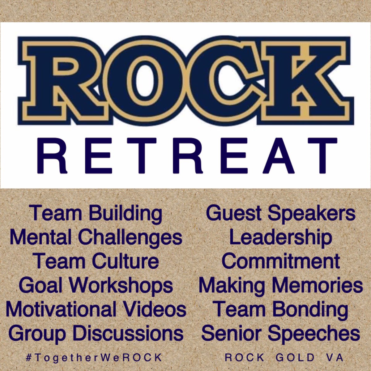 ROCK GOLD VA ORG (@rockgoldva) on Twitter photo Players from <a href="/rockgoldva16u/">Rock Gold VA 16U 🥎</a> and <a href="/rockgoldva18u/">ROCK GOLD VA 18U - Buchanan</a> will be taking over their Instagram stories December 1-3, 2023 at ROCK RETREAT! #RockRetreat #TogetherWeROCK Players from <a href="/rockgoldva16u/">Rock Gold VA 16U 🥎</a> and <a href="/rockgoldva18u/">ROCK GOLD VA 18U - Buchanan</a> will be taking over their Instagram stories December 1-3, 2023 at ROCK RETREAT! #RockRetreat #TogetherWeROCK