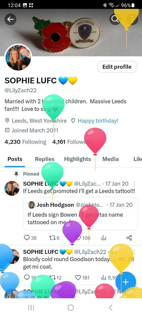 SOPHIE LUFC 💙💛 tweet media
