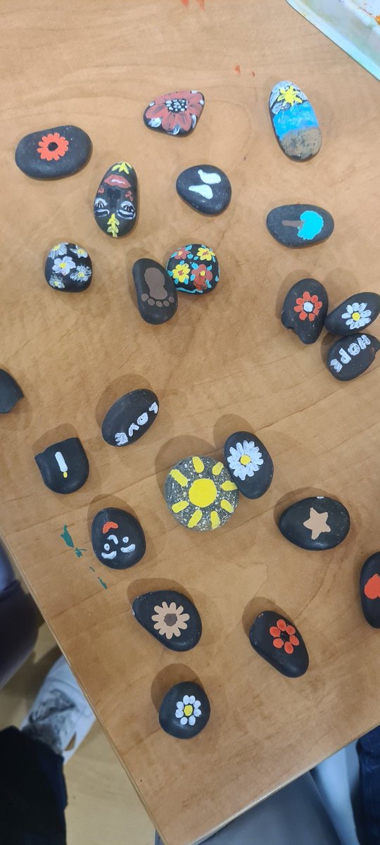 Creative rock painting🎨🖌 @OpalWardLGH @LGH_SPFT