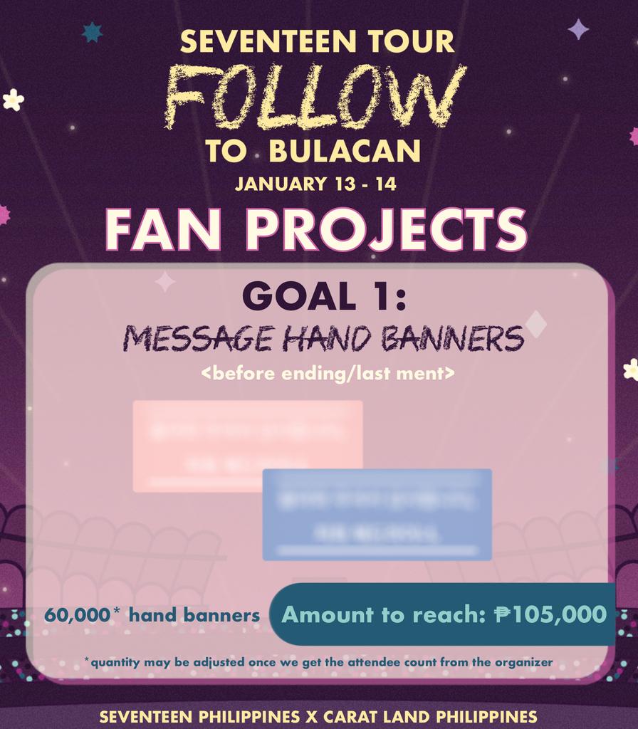 seventeenphil's tweet photo. :: FAN PROJECT DETAILS ::

🪧 Hand Banners (Jan 13-14)
🩷 Rose quartz and Serenity Ocean (Jan 13)
🍊 Seungkwan Birthday Event (Jan 14) in partnership with @BooSeungkwanPH
🎆 Pyrothecnic Display suitable for Stadium (Jan 13-14) https://t.co/fh2NIkHEAi