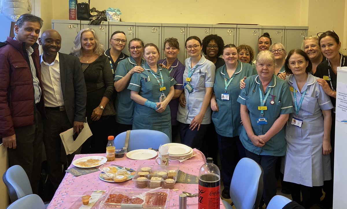 Outpatients celebrated Staff Nurse Anca’s 40th birthday!