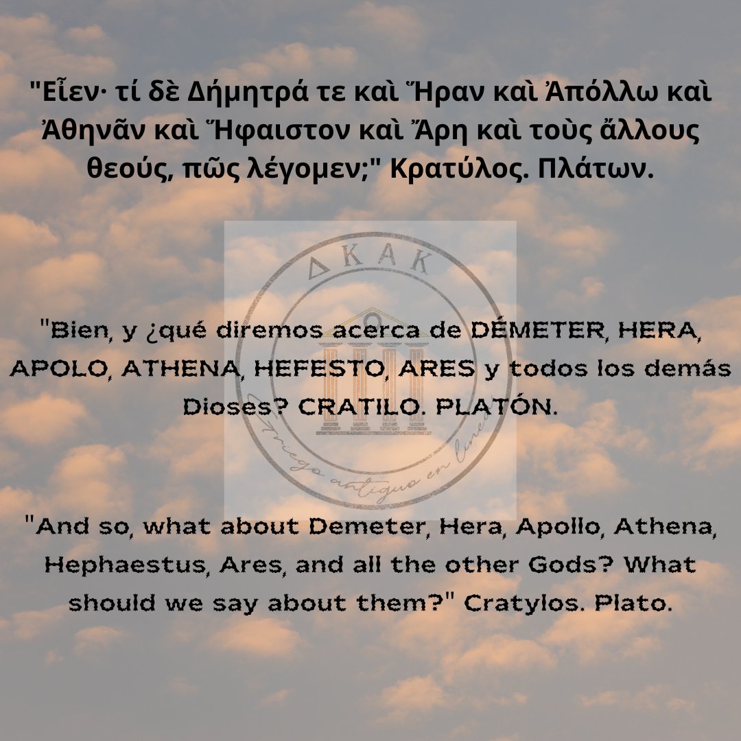 GDeltakak's tweet photo. #ancientfilosophy #ancientgreeklanguage #platon #socrates #cratilo #platonicdialogues https://t.co/PgDXqgIrBW