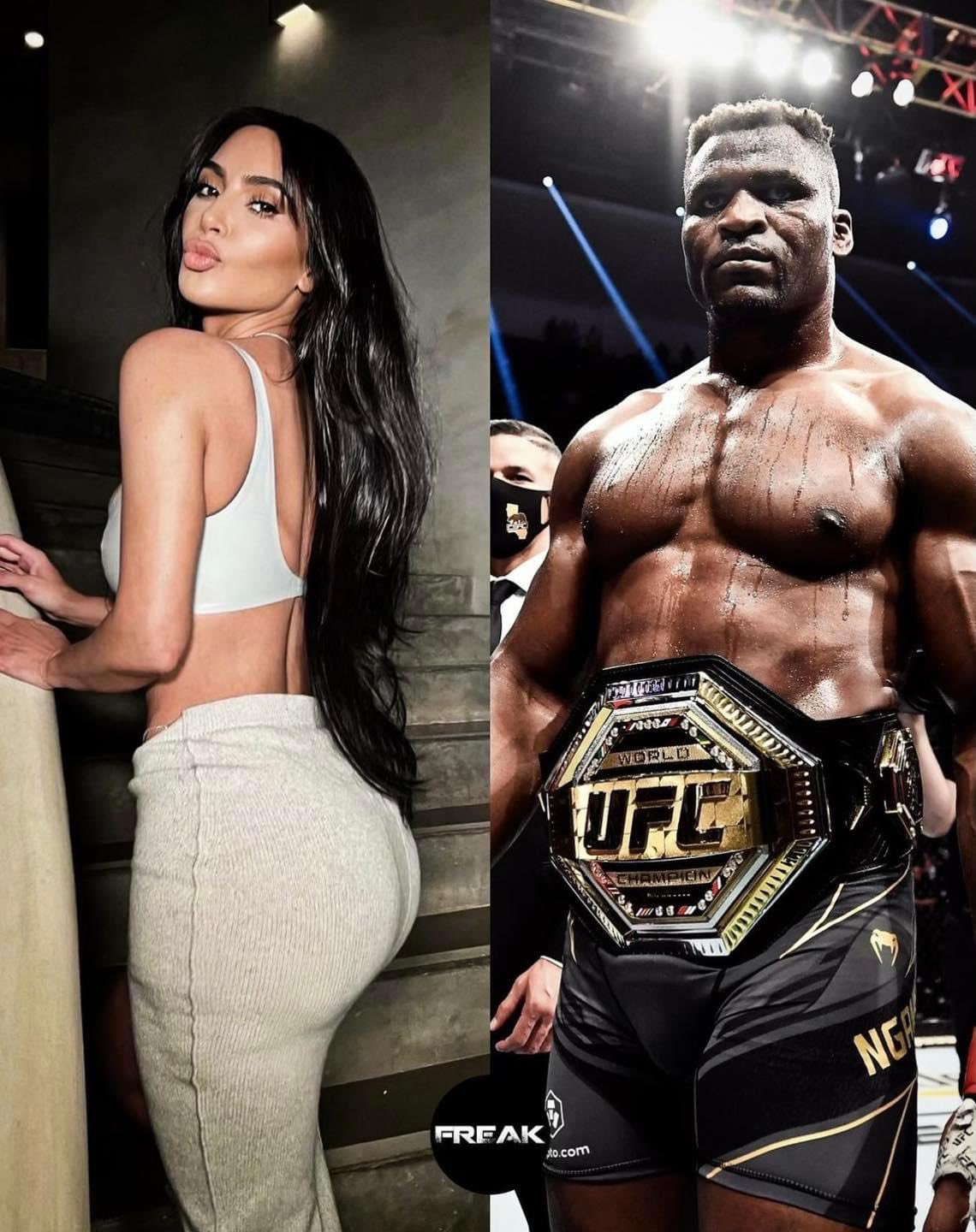 MMA UNCENSORED on X: "Kim Kardashian on Francis Ngannou: "I am compatible  with former UFC boxer Francis Ngannou, I feel his energy within me, I think  that one day, I will have