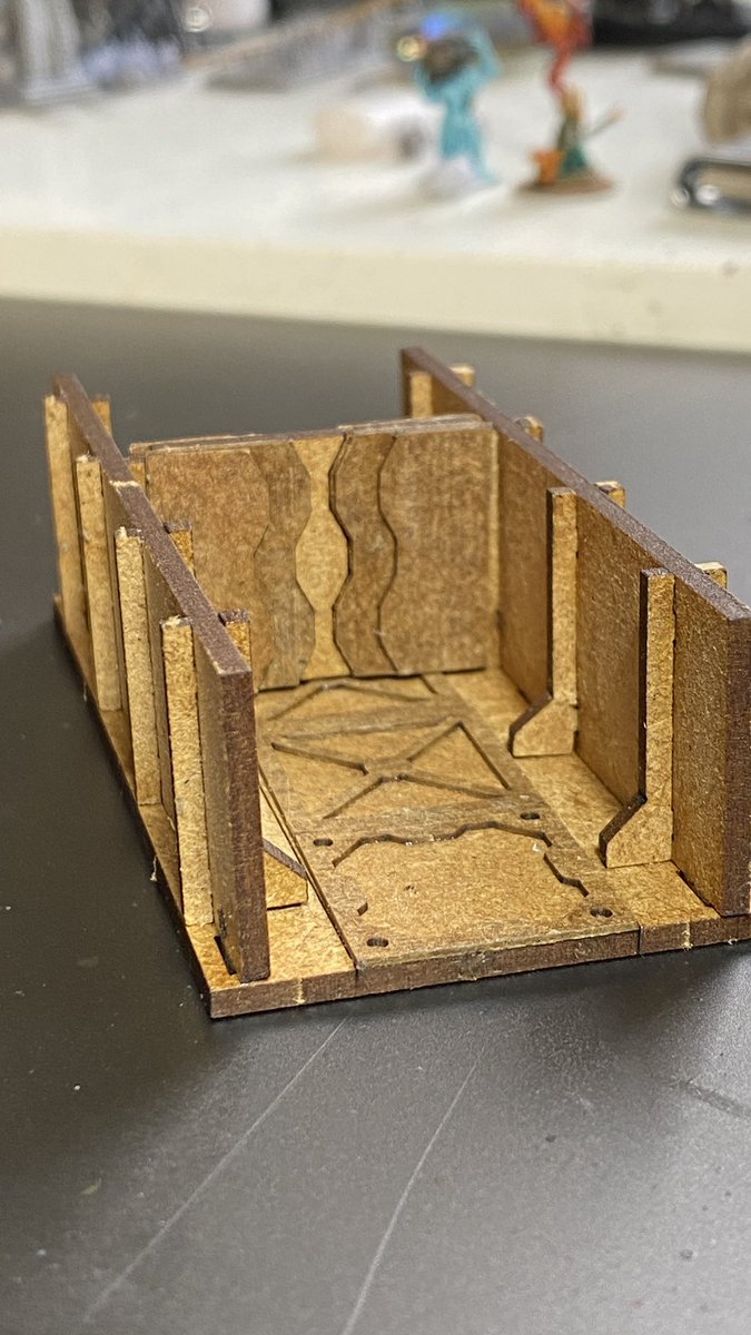 Sneak peek at a new kit WIP. A few tweaks to the frames and they’ll be good to go. Coming soon! #mdfterrain #spacehulk