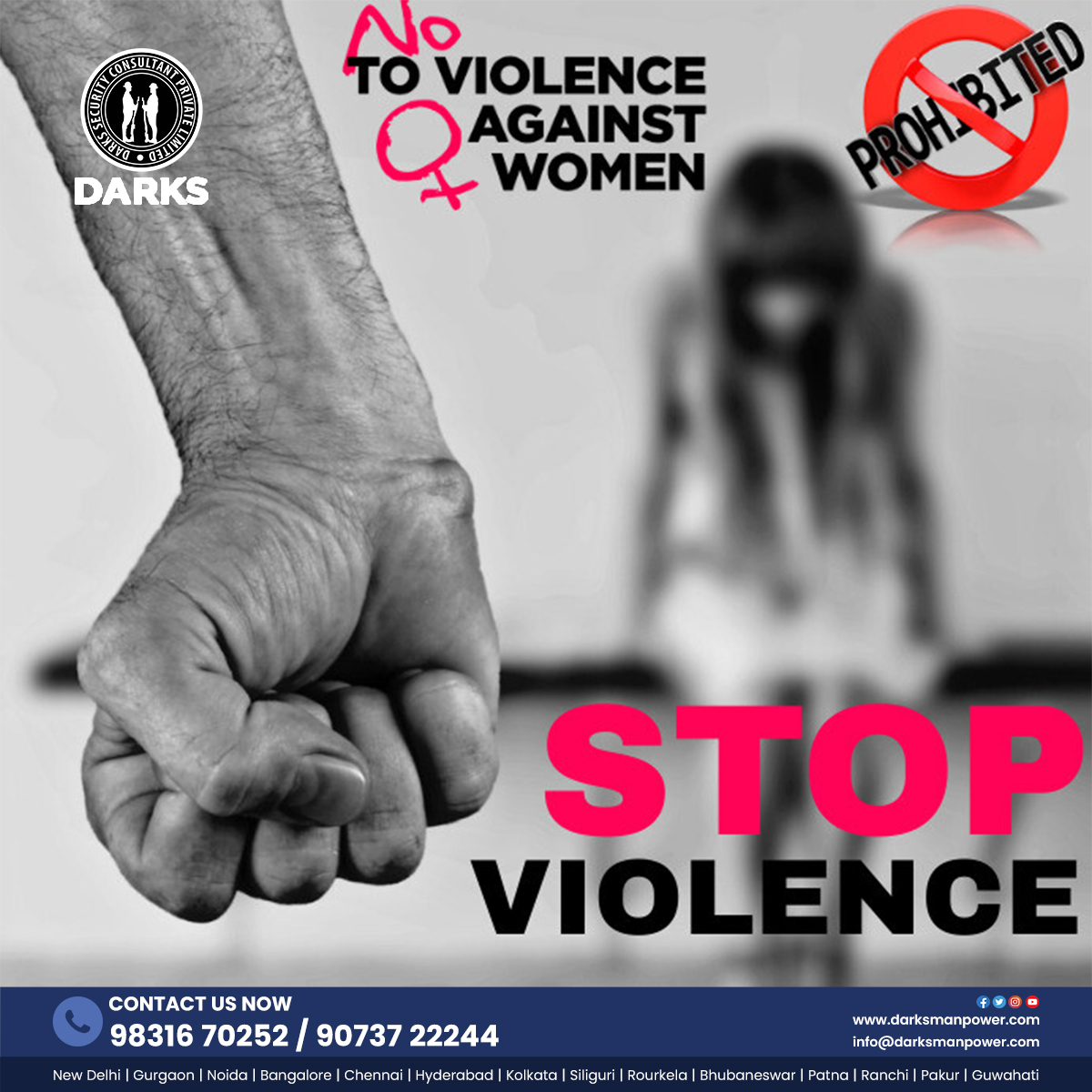 The women who come to you are a medium of blessing from GOD, they don't deserve this. Let us make sure that we make a society that doesn't treat women as objects.

#EndViolenceNow #SafeWomenStrongWorld #EqualityForHer #noviolenceagainstwomen #women #Darkssecurity