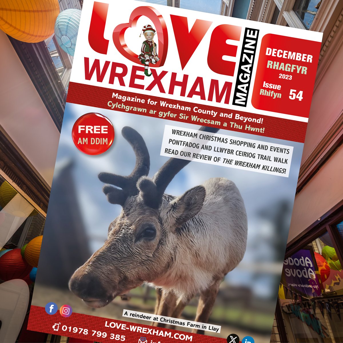 Have a very Merry Christmas! 🎅 It's halfway through the month, have you read the last magazine of 2023 yet? Have a look at our rate card: love-wrexham.com/advertising/ra… 💻📱. Read it here: love-wrexham.com/2023/12/01/lov… @NWalesSocial @northwalescom #lovewrexham #magazine #christmas