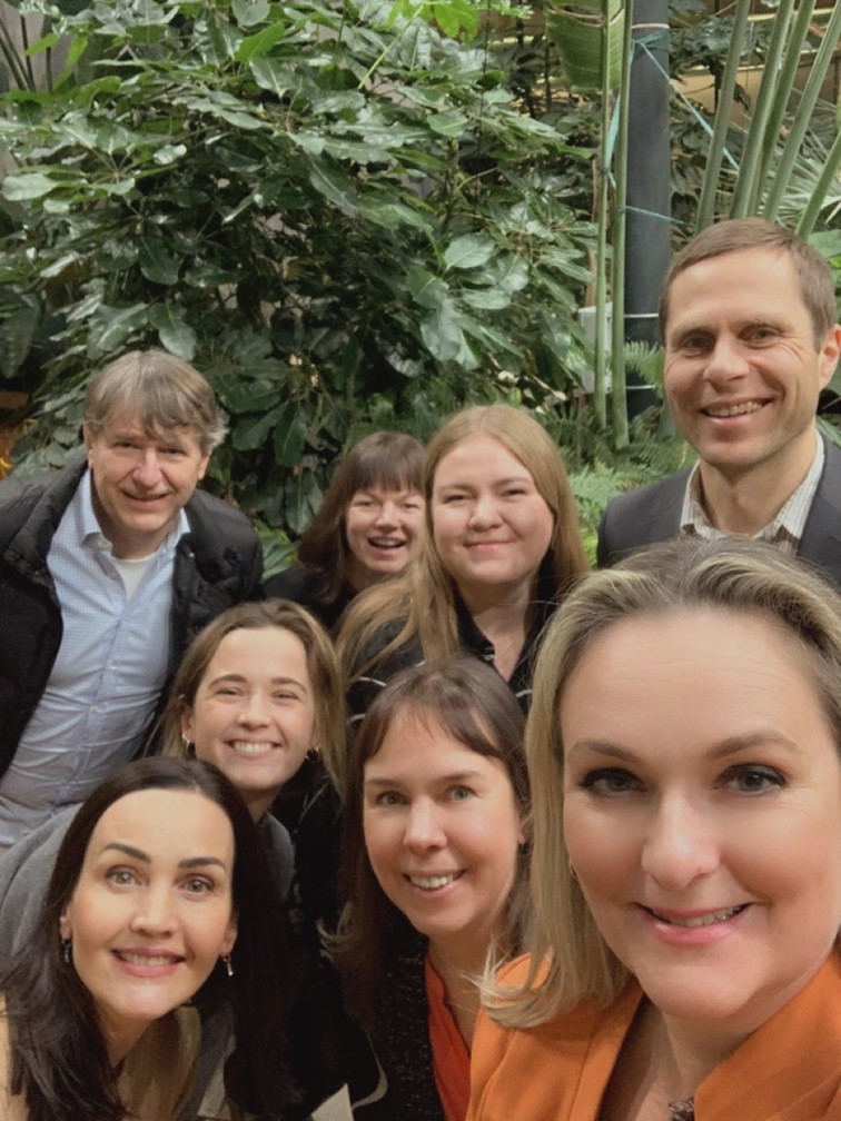 MAsserson's tweet photo. Thrilled to meet good partners &amp; witness impact of #NorwayGrants in the Estonian #GreenICT programme! Cutting-edge collaboration and #innovation, including AI for sustainable buildings, CO2-negative cement, advancements in health data, and cybersecurity solutions for SMEs. 🍀💻📈 https://t.co/Dcr580fxIr