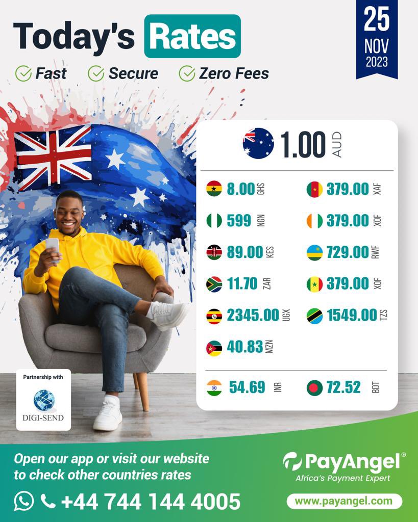 Download the @PayAngelMoney App and use the code “TEACHER” to enjoy some cool rates. The Easiest way to send money from Europe to Africa is through the PAYANGEL App. #PayAngel has made it so simple!!!