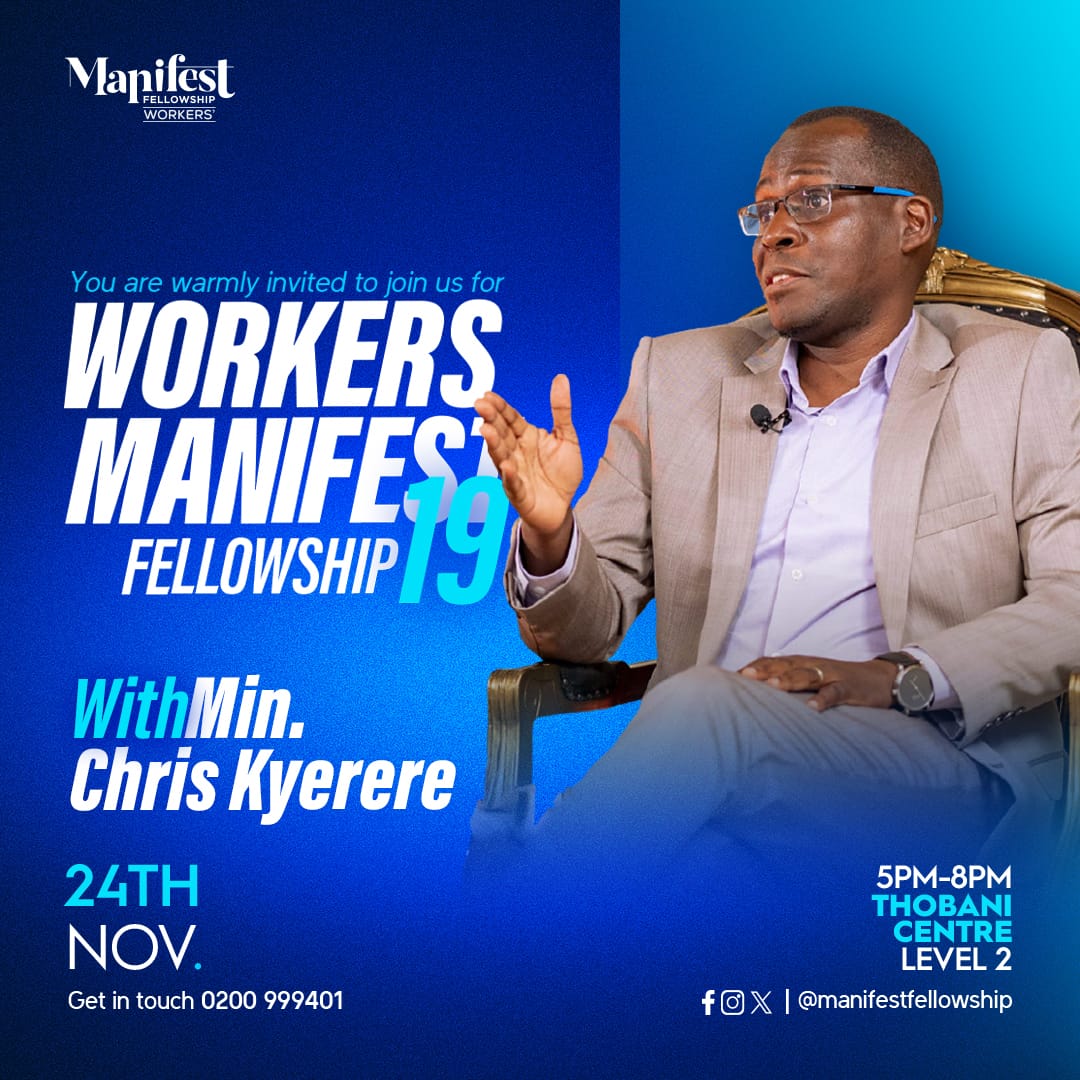 Don't Miss.
#WorkersManifestFellowship