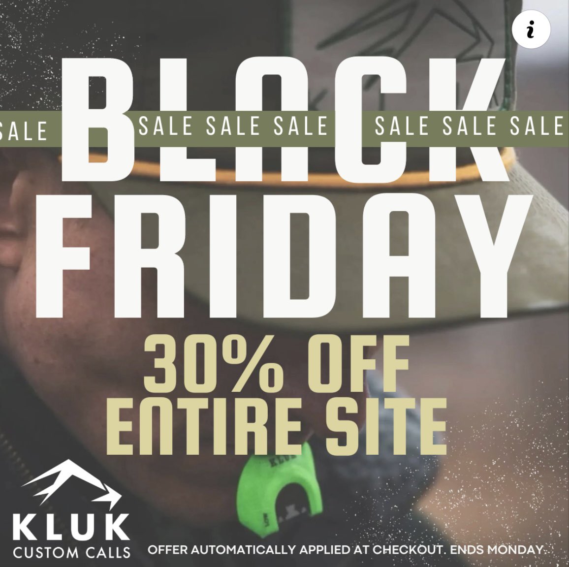 KlukCustomCalls's tweet photo. #BlackFriday #deerhunting #turkeyhunter #turkeycalls https://t.co/UcQrdeI39V