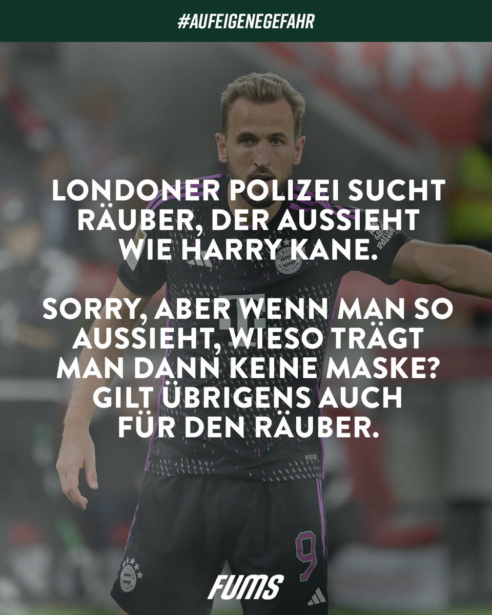 Lieber Allerweltsgesicht und gut Fußballspielen können oder Topmodel und zwei linke Füße? Eure Entscheidung in die Kommis 👇 #Kane ___ Kane Räuber: @fums_magazin