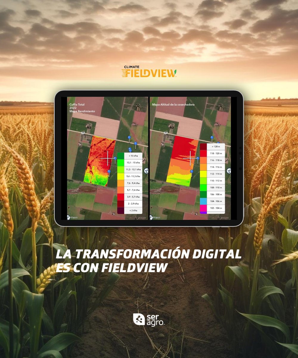 Con <a href="/FieldViewArg/">FieldView Argentina</a> seguí la evolución de los cultivos con imágenes satelitales y recibí notificaciones automáticas sobre las áreas con mayor variación en el desarrollo vegetativo📲

#FieldView identifica los puntos y te envía alertas para ayudarte a priorizar las zonas a visitar🙌🏻