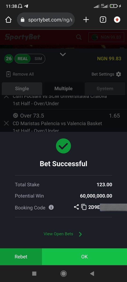 I don see life changing odds on basketball oooo better retweet and view the code in full