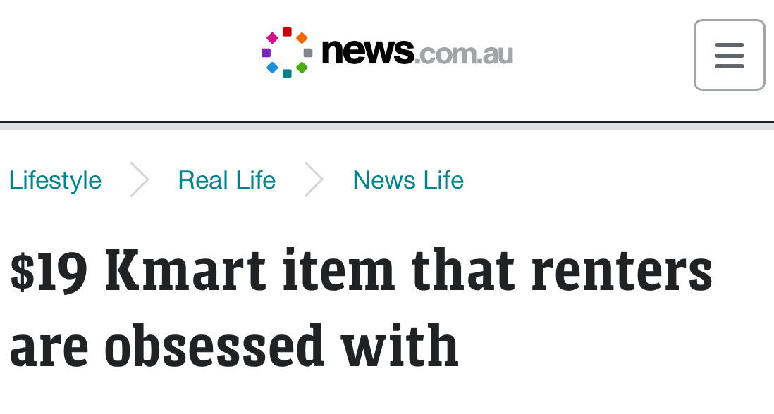 Weird how news.com.au never has breaking news on $19 Big W items everyone is obsessed with. 

#collusionmuch #imagineaKMartwithstock