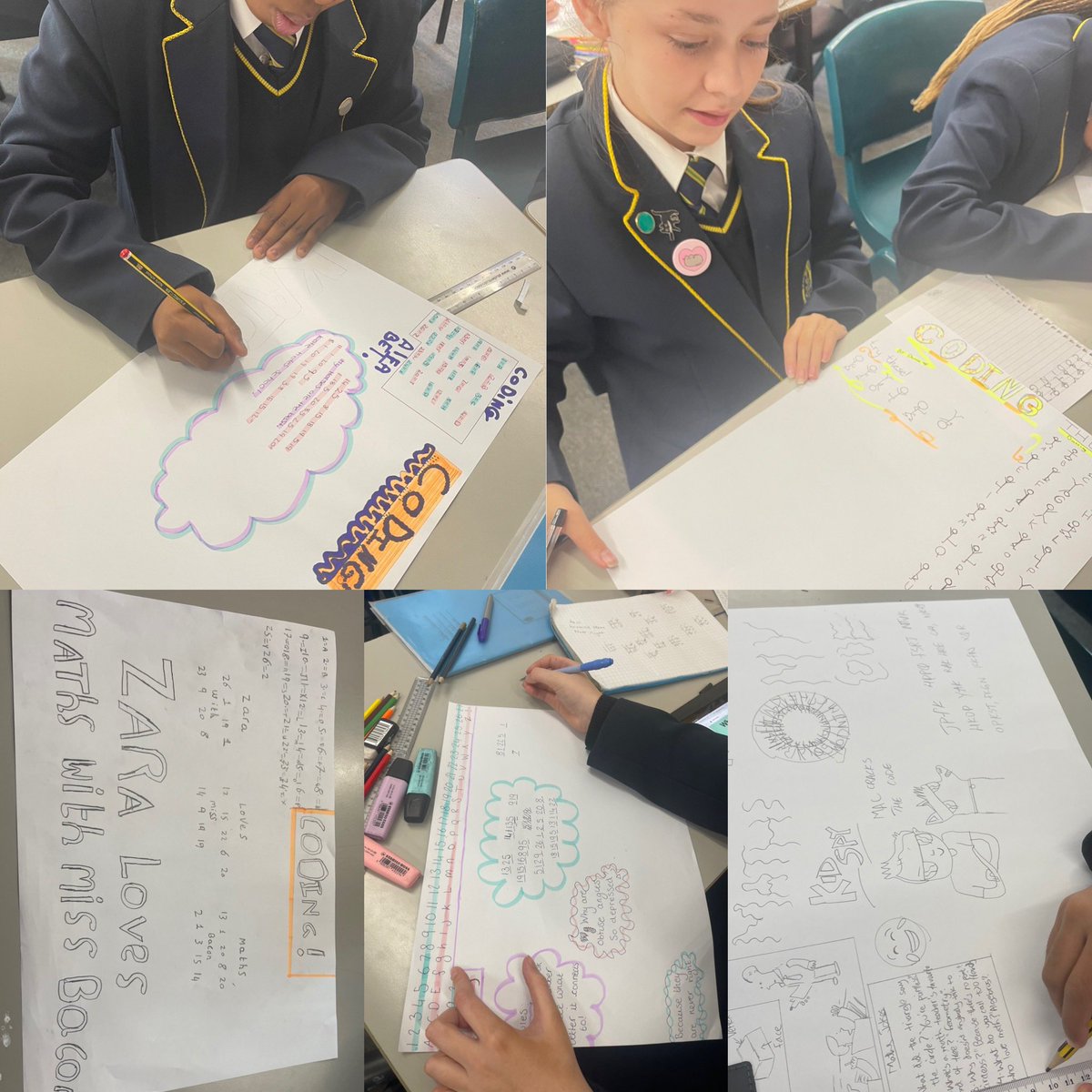Year 7 were fantastic Codebreakers this week! They looked at different examples of codes and created their own (even including some mathematical jokes!) <a href="/SRAYear2023/">SRAYear2023</a>